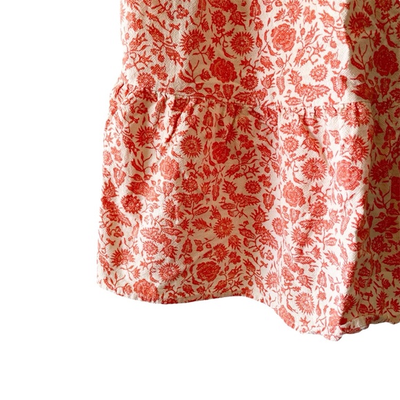 UNIVERSAL THREAD Orange Floral Mini Dress Small - Picture 3 of 6